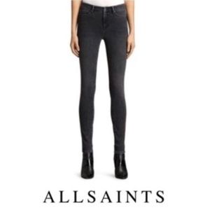 Black Allsaints skinny jeans!